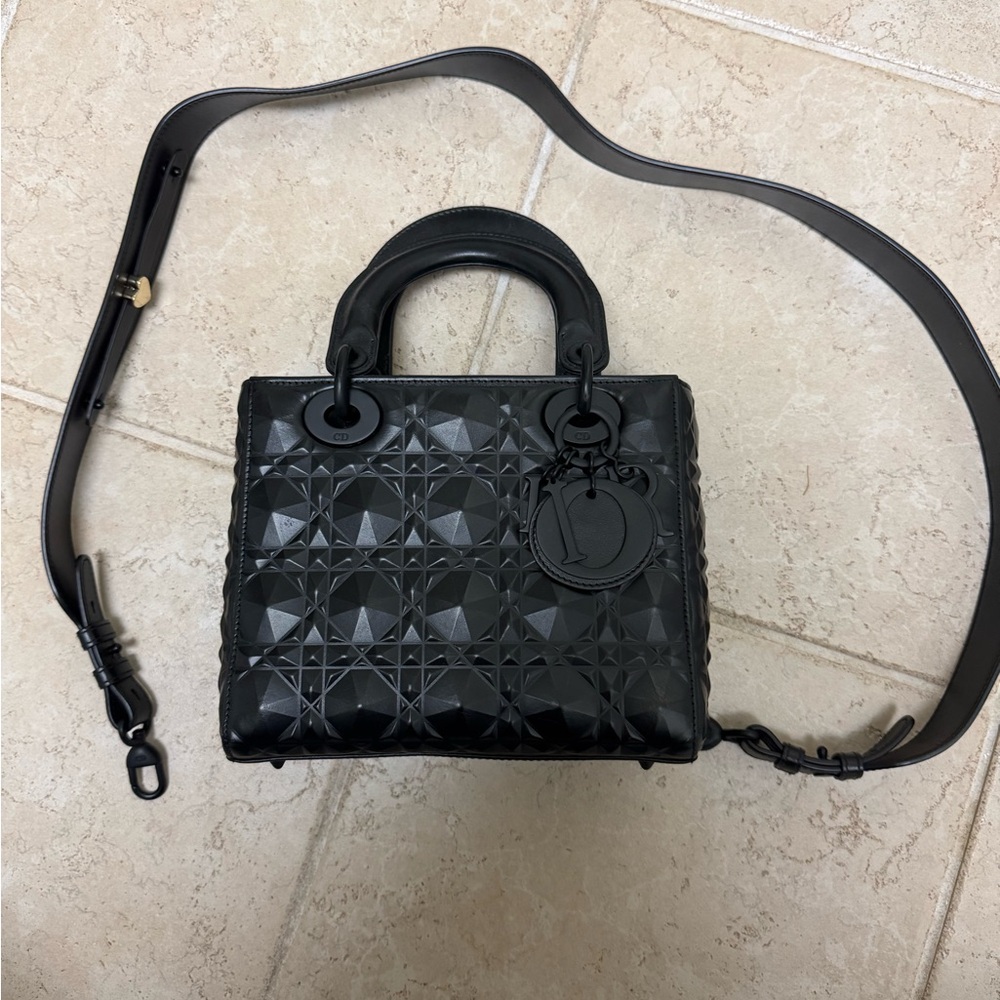 Dior Black Mini Bag with Iconic Quilted Design - Picture 7 of 8